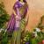 olive handloom weaving paper silk blend tradional wear saree