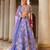Lavender Embroidered Silk Lehenga Set