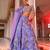 Lavender Embroidered Silk Lehenga Set
