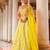 Yellow Embroidered Silk Lehenga Set
