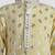kids yellow festive kurta set with embroidery for haldi & weddings