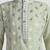 boys mint green embroidered kurta set for weddings & festive