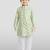 boys mint green embroidered kurta set for weddings & festive