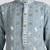boys grey embroidered kurta set for weddings & festive