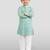 boys sky blue embroidered kurta set for weddings & festive