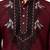 MAROON VISCOSE SILK THREAD & SEQUINS EMBROIDERED WORK FUNCTION FESTIVAL MARRIAGE PARTY WEAR STRAIGHT KURTA DUPATTA