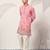 PINK VISCOSE SILK THREAD & SEQUINS EMBROIDERED WORK WEDDING FESTIVAL MARRIAGE PARTY WEAR STRAIGHT MENS KURTA