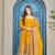 Crunchy Silk Embroidered Anarkali set
