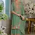 Luxury wedding seagreen embroidered kurta palazzo set