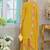 Luxury wedding yellow embroidered kurta palazzo set