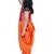 cotton sleeveless krishna printed jumpsuit -red & orange