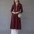 Maroon embroidered rayon kurta set