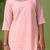 pink embroidered georgette kurta palazzo set