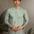 Pista green viscose silk thread with sequence embroidered work kurta only