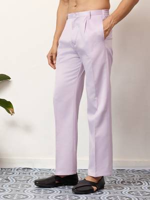 LAVENDER SATIN SILK THEAD WITH SEQUINS EMBROIDERED WORK WEDDING FUNCTION FESTIVAL PARTY WEAR STRAIGHT KURTA PANT KOTI 10