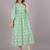 Aarti fashion green women printed fit and flare maternity ethnic dresses