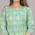 Aarti fashion green women printed fit and flare maternity ethnic dresses