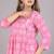 Aarti fashion pink women printed fit and flare maternity ethnic dresses