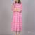 Aarti fashion pink women printed fit and flare maternity ethnic dresses