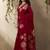 Red munga silk handloom weaving saree