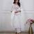 White embroidered chanderi salwar kameez