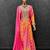 pink chinon anarkali suits with embroidery & sequin work - full stitched free size