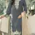 Grey jimmy cho semi stitched suit with embroidery & sequence work