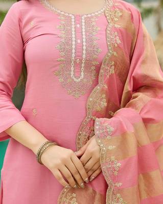 Rose zehra silk kurta set 3