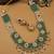Handmade kundan pearl long bandhai necklace set