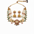 Kundan studded meenakari rajwadi bandhai pearl necklace set