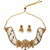 Designer kundan meenakari pearl bandhai choker set 