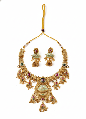 Royal rajwadi necklace set 2