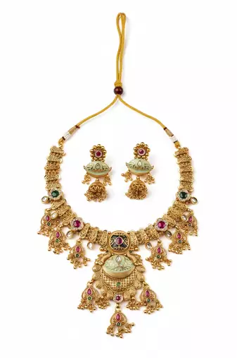 Royal rajwadi necklace set