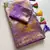 Lavender Color Paithani Jari Weaving Tissue Viscose Saree