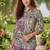 multicolor printed silk co-ord set for casual outings
