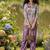 multicolor printed silk co-ord set for casual outings