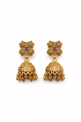 Heritage multicolor bandhai design necklace set