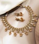 Heritage mint bandhai design necklace set