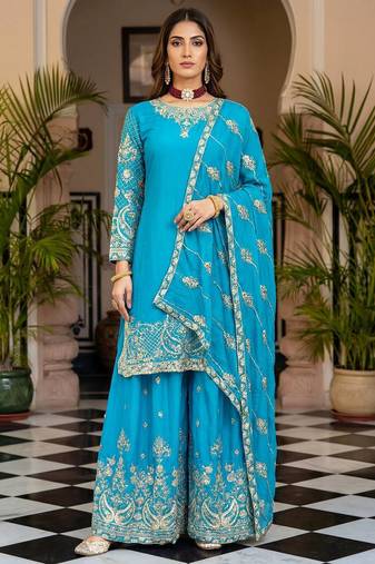 Designer ready to wear salwar suit dupatta for women