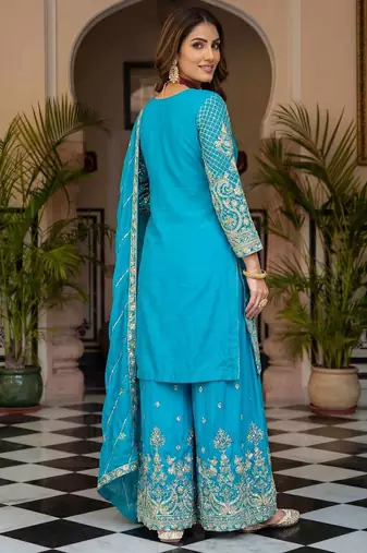 Designer ready to wear salwar suit dupatta for women