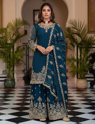 Designer ready to wear salwar suit dupatta for women 1