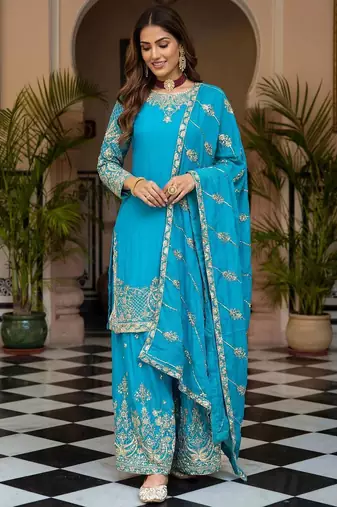 Designer ready to wear salwar suit dupatta for women