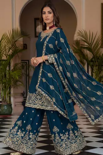 Designer ready to wear salwar suit dupatta for women