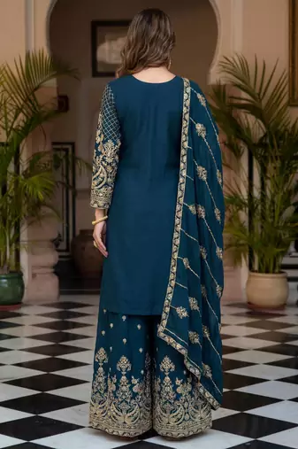 Designer ready to wear salwar suit dupatta for women