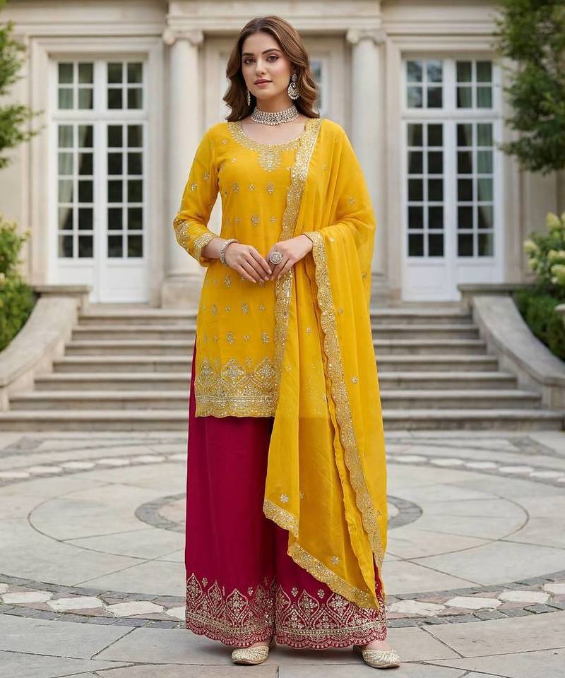 Designer ready to wear salwar suit dupatta for women