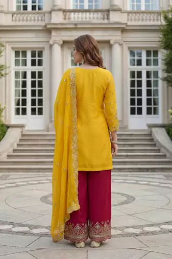 Designer ready to wear salwar suit dupatta for women