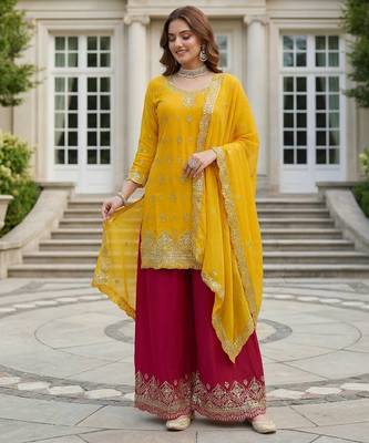 Designer ready to wear salwar suit dupatta for women 4