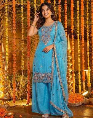 Designer ready to wear salwar suit dupatta for women 1
