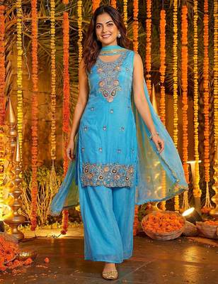 Designer ready to wear salwar suit dupatta for women 3