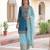 Chinon silk salwar suit dupatta